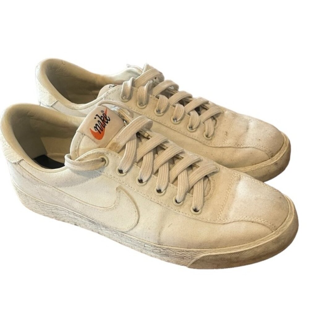 Nike Zoom Lauderdale White Canvas Low Top Sneakers Women’s 6 Running Shoes